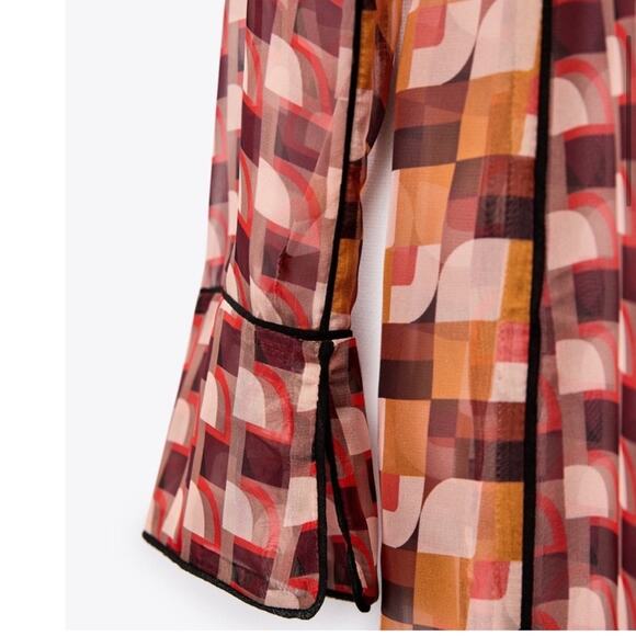 ZARA Tunic Size Extra Small XS - Picture 10 of 13